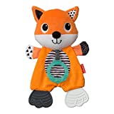 Infantino Cuddly Teether Fox for Sensory Exploration and Teething Relief