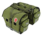 Roswheel 14686 Expedition Series Bike Rear Rack Bag Bicycle Double Panniers Cargo Trunk Bag
