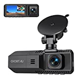 Dual Dash Cam Front and Inside 1080P Dual Dash Camera for Cars CHORTAU Front Inside Dashcams for Cars with Infrared Night Vision,Parking Monitor for Truck and Taxi Driver