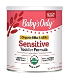 Baby's Only Organic Sensitive LactoRelief with DHA & ARA Toddler Formula, 12.7 Oz (Pack of 6) Non-GMO, USDA Organic, Clean Label Project Verified, Lactose Sensitivity | Baby Formula Powder