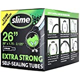 Slime 30084 Bike Inner Tube Puncture Sealant, Extra Strong, Self Sealing, Prevent and Repair, Presta Valve, 26' x 1.75-2.125'