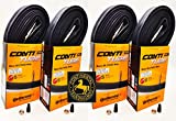 Continental Race 28' Wide 700x25-32c Inner Tubes - 42mm Presta Valve (Pack of 4 w/Conti Sticker)