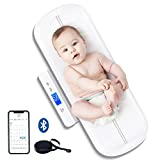 UNICHERRY Bluetooth Baby Scale, Toddler Scale, Multifunction Pet and Infant Scale with 4 Measuring Modes, Baby Weight Scale with App, Accurate Pediatric Scale for Newborn