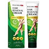 Hair Removal Cream for Women and Men - Leg & Pubic & Bikini Hair Removal Premium Depilatory Cream - Skin Friendly Painless Flawless Hair Remover Cream - Easy Application and Great Option for Hair Remover, 5 Minutes Fast Action Formula, 110g