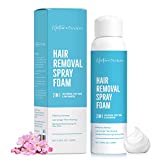 2 in 1 Hair Removal Foam-Thrudove Hair Removal Foam and Hair Inhibitor, Newest Formula with Aloe Vera & Vitamin E, Painless and Effective Depilatory Cream, Sensitive Skin Friendly for Women and Men