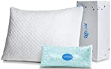 Lifewit Shredded Memory Foam Pillow Queen Size - Premium Adjustable Loft Hypoallergenic Cooling Pillow for Sleeping for Side, Back, Stomach Sleepers, Washable Cover - CertiPUR-US Certified