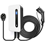 LEFANEV 40A EV Charger Level 2 Station,9.68KW NEMA14-50 Wall Electric Vehicle Charging Station for Electric and Hybrid Vehicles with 20ft Charging Cable