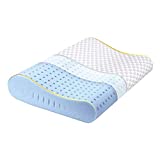 Hcore Cooling Memory Foam Pillows , Pillow for Side Sleepers with Neck and Shoulder Pain, Ventilated Gel Pillows for Sleeping, CertiPUR-US,Cube Pillow(Standard)