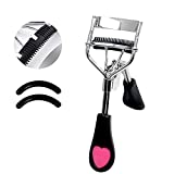 Pinkiou Eyelash Curler With Brush Mascara Muffle False Eyelashes Accessory Best Professional Tool for Lashes Curls Without for Daily Makeup