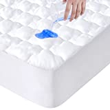 Mattress Protector Waterproof Twin Size, Breathable & Noiseless Twin Mattress Pad Cover Quilted Fitted with Deep Pocket up to 14' Depth