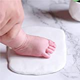 Air Dry Clay 150g Baby Footprint and Handprint Kit Imprint Impression Keepsake Maker, Non-Toxic Clay, Large Clay,Food Grade Clay,Ultra Light & Soft Foam Modeling Dough Ideal Baby Gifts, DIY Art Craft