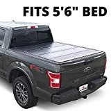 LEER HF650M | Fits 2015-2022 Ford F-150 with 5.6 FT Bed | Hard, Quad-Folding, Low Profile Tonneau Cover | SKU 650112