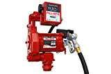 Fill-Rite FR701V 115V 20GPM Fuel Transfer Pump with Discharge Hose, Manual Nozzle, & Mechanical Gallon Meter,1 1/4' Inlet - 3/4' Outlet