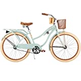 Huffy 24' Women's Nel Lusso Cruiser Bike, 54576, Mint, Wire Basket