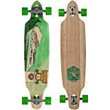 Sector 9 Green Wave Lookout II Drop-Thru Bamboo Complete Downhill Longboard Skateboard - 9.6' x 42'