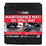 Drymate Maintenance Mat/Oil Spill Mat (58' x 72'), Absorbent/Waterproof Protects Garage Floor Surface - Reusable/Durable (USA Made)