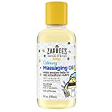Zarbee's Baby Massage Oil, Calming and Soothing Sleep with Lavender and Chamomile, 4oz Bottle
