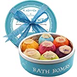Aofmee Bath Bombs, 7 Bath Bombs for Women, Handmade Bathbombs for Kids Girls, Mothers Day Gifts for Mom, Spa Relaxation Gifts for Her, Birthday Valentines Christmas Gifts for Women Who Have Everything