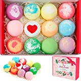 iHave Bath Bombs for Women, 12 Large Bath Bomb Set Bubble Bath Spa Gifts for Women, Natural Handmade BathBombs Rich in Essential Oils, Romantic Gifts for Her