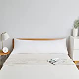 Acanva Fluffy Bed Sleeping Side Sleeper Body Pillow Insert, 20” x 60” (Pack of 1), White