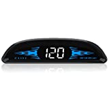 ACECAR Digital GPS Speedometer, Universal Car HUD Head Up Display with Speed MPH, Direction, Driving Distance, Overspeed Alarm HD Display, for All Vehicle