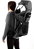 Premium Baby Backpack Carrier for Hiking with Kids – Carry Your Child Ergonomically (Black/Grey)…