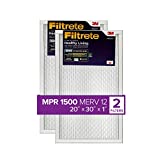 Filtrete UR22-2PK-1E 20x30x1, AC Furnace Air Filter, MPR 1500, Healthy Living Ultra Allergen, 2-Pack