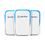 Clarifion - Air Ionizers for Home (3 Pack), Bedrooms, Negative Ion Generator, High Output Filter, Quiet, Portable Air Cleanser for Dust, Pets, Odors, Smoke, Allergens, Apartment essentials - White
