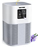 Air Purifier, Home Air cleaner for Bedroom Large Room Up To 600 sq.ft, VEWIOR H13 Ture HEPA Air Filter with Fragrance Sponge 6 Timer Settings, Quiet Air Purifiers for Pets Dander Odor Dust Smoke Pollen