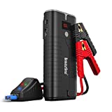 Imazing Portable Car Jump Starter - 2000A Peak 18000mAH (Up to 8.0L Gas or 7.5L Diesel Engine) 12V Auto Battery Booster Portable Power Pack with Indicator Jumper Cables, QC 3.0 and LED Light