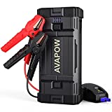 AVAPOW Car Battery Jump Starter Portable,1500A Peak Jump Starter Battery Pack,Jumper Box(Up to 6L Gas 5.5L Diesel Engine) Auto Battery Booster with Smart Safety Cable,USB Fast Charging,Type-c…