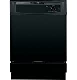 GE GSD2100VBB BUILT-IN DISHWASHER WITH 2 LEVEL WASH SYSTEM & PIRANHA HARD FOOD DISPOSER