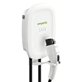 EMPORIA ENERGY Smart Level 2 EV Charger | Up to 48 Amp | WiFi Enabled Electric Vehicle Charger | NEMA 14-50 or Hardwired | Indoor/Outdoor Charging Station | 24-Ft Cable (Non-UL)