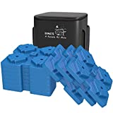 RVMATE RV Leveling Blocks 10 Pack, Heavy Duty Camper Leveling Blocks, PP Leveling Blocks for RVs, Reduce Trailer Movement, Great for Single and Dual Wheels