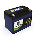 PowerTex Batteries YTX4L-BS Lithium Ion LiFePO4 Motorcycle Battery 88 CCA LCD Voltage & Capacity Display - 5-10 Year Lifespan - High Performance & Maintenance Free - SLA Drop-In Replacement for YTX4L