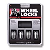 Gorilla Automotive 71681N Acorn Wheel Locks (1/2' Thread Size) - Pack of 4