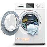 KoolMore 2-in-1 Front Load Washer and Dryer Combo,2.7 Cu. Ft., for Apartment, Dorm, RV, 16 Wash and 4 Dry Cycles, Compact Space Saver (White) [FLC-3CWH] Combo Unit (24')