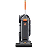 Hoover Commercial HushTone Upright Vacuum Cleaner, 15 inches with Intellibelt, For Carpet and Hard Floors, CH54115, Gray