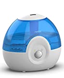 raydrop Cool Mist 2.2L Humidifiers for Bedroom, 28dB Whisper-Quiet Ultrasonic Humidifier, Easy to Clean Home Humidifier, Auto Shut-Off, 30H Work Time (Blue)
