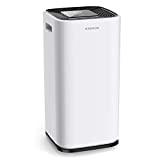 Kesnos 70 Pint Dehumidifier for Spaces up to 4500 Sq.Ft at Home and Basements, Home Dehumidifier with Drain Hose and 1.18 Gallons Water Tank for Medium to Large Room