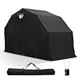Quictent 136' x 54' Motorcycle Storage Heavy Duty Motorcycle Shelter Shed Cover Garage Tent with TSA Code Lock & Carry Bag