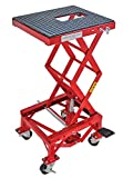 Extreme Max 5001.5083 Hydraulic Motorcycle Lift Table - 300 lbs. , Red