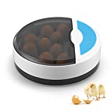 Egg Incubator for Hatching Chicks, Fully Automatic Digital Poultry Hatching Machine for 9-13 Eggs with LED Lighting and Intelligent Temperature Control for Chicken, Duck, Quail, Goose Eggs
