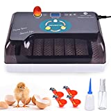 wuyule Egg Incubator 9-35 Digital Eggs Incubators for Hatching Eggs with Fully Automatic Turner, Humidity Control LED Candler, Mini Egg Incubator Breeder for Chicken, Ducks, Birds
