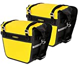 Nelson-Rigg SE-3050-YEL Sierra Dry Saddlebags 100% Waterproof Mount to most Adventure and Dual Sport Motorcycle Racks, Yellow