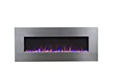 Touchstone 80024 50' Stainless, Electric Fireplace with Bluetooth Speaker – AudioFlare