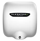 Excel Dryer XLERATOReco XL-BW-ECO 1.1N High Speed Commercial Hand Dryer, White Thermoset Cover, Automatic Sensor, Surface Mount, Noise Reduction Nozzle, LEED Credits, No Heat 4.5 Amps 110/120V