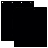 Buyers Products Polymer Semi-Truck Mud Flaps - Pair, 24in.W x 40in.L, Black, Model Number RC40PPB
