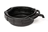 WirthCo 32953 Funnel King Black 4 Gallon Oil/Coolant Drain Pan with E-Z Grip Handles and Pour Spout