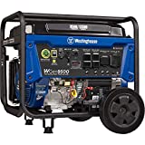 Westinghouse WGen9500 Heavy Duty Portable Generator 9500 Rated 12500 Peak Watts, Gas Powered, Electric Start, Transfer Switch & RV Ready, CARB Compliant